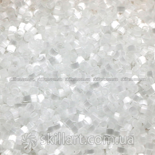 Бисер DB-635 Miyuki Delica Beads 11/0 (сатин, снежно-белый)